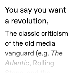 Image for You say you want a revolution,